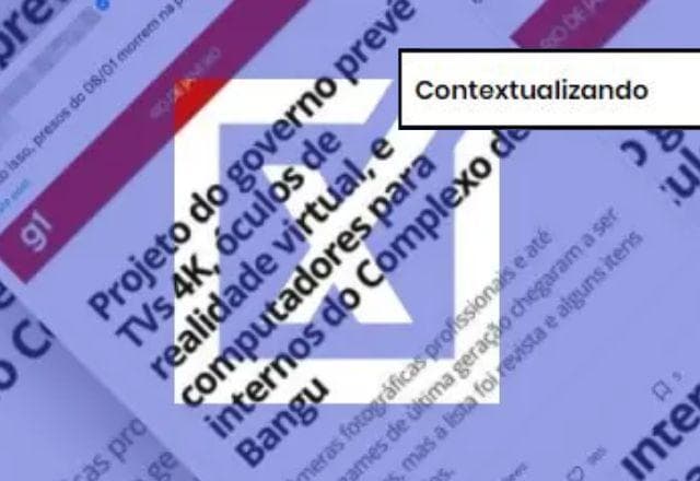 CONTEXTUALIZANDO: Projeto que previa envio de TVs 4K e videogames para escolas de presídios é do governo do Rio e foi suspenso