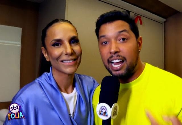 Ivete Sangalo no SBT Folia