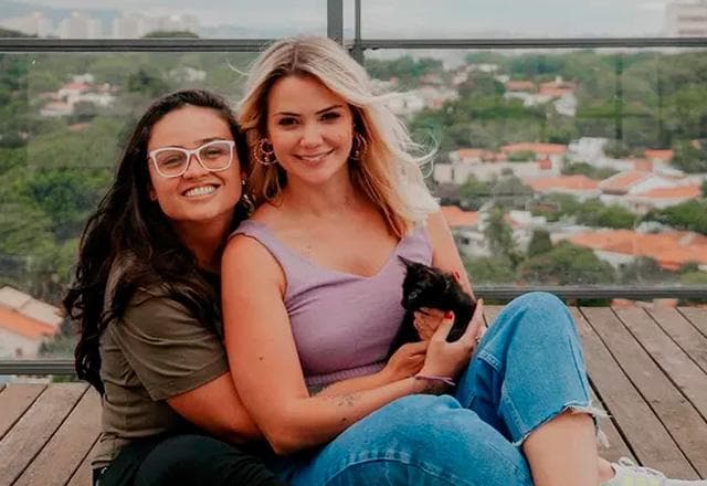 Marcela Mc Gowan se declara para Luiza Martins: "A paz de amar e ser amada"